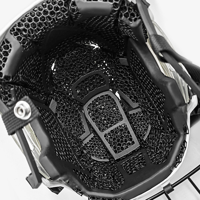 D3O Alternative Material and Lattice 3D Printing Liner Ice Hockey Helmet