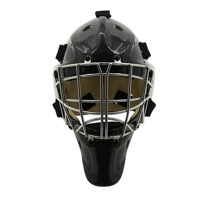 Steel Full Protection Ice Hockey Goalie Helmet