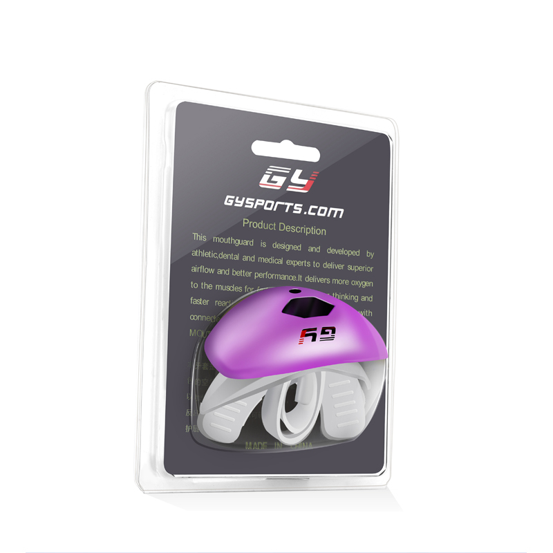 Purple Custom Teeth Protector American Football Mouth Guard