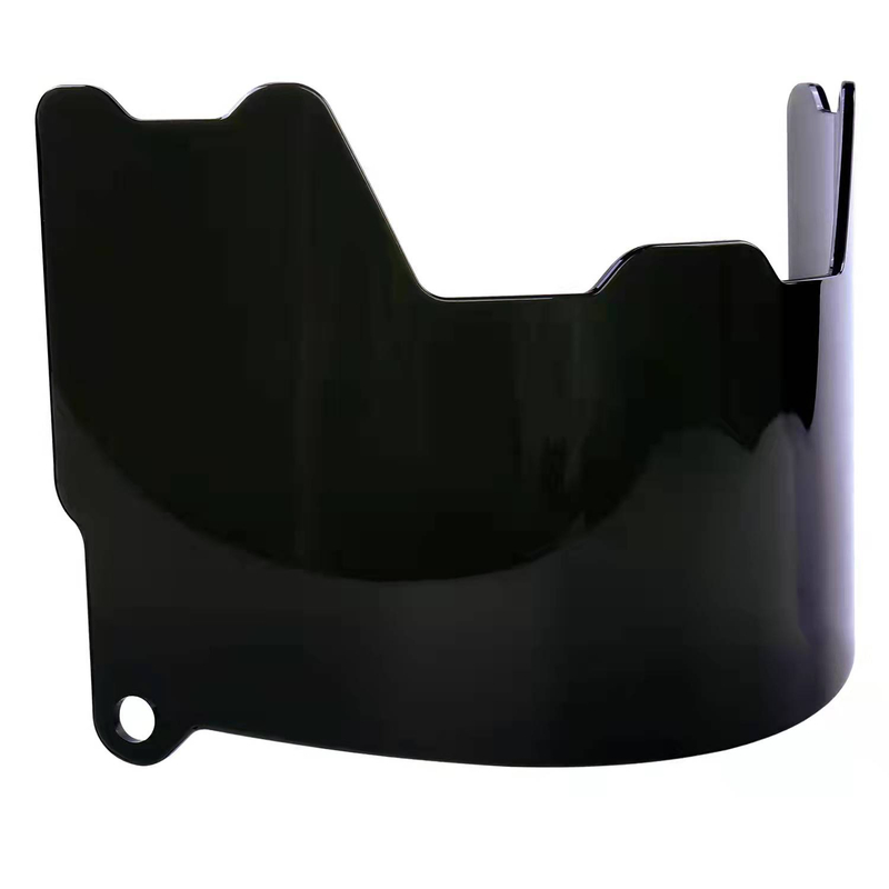 Black Frameless Impact Resistant American Football Visor