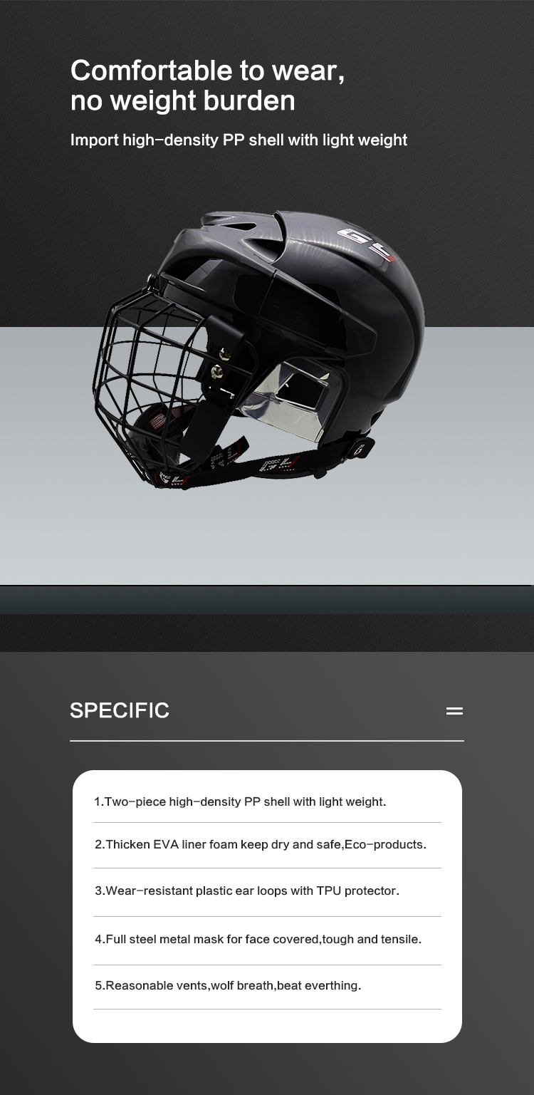 Ice Hockey Helmet GY-PH9000-C2