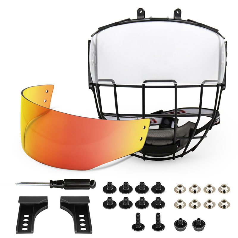 Ice Hockey Cage with Visor Top for Adults and Youth