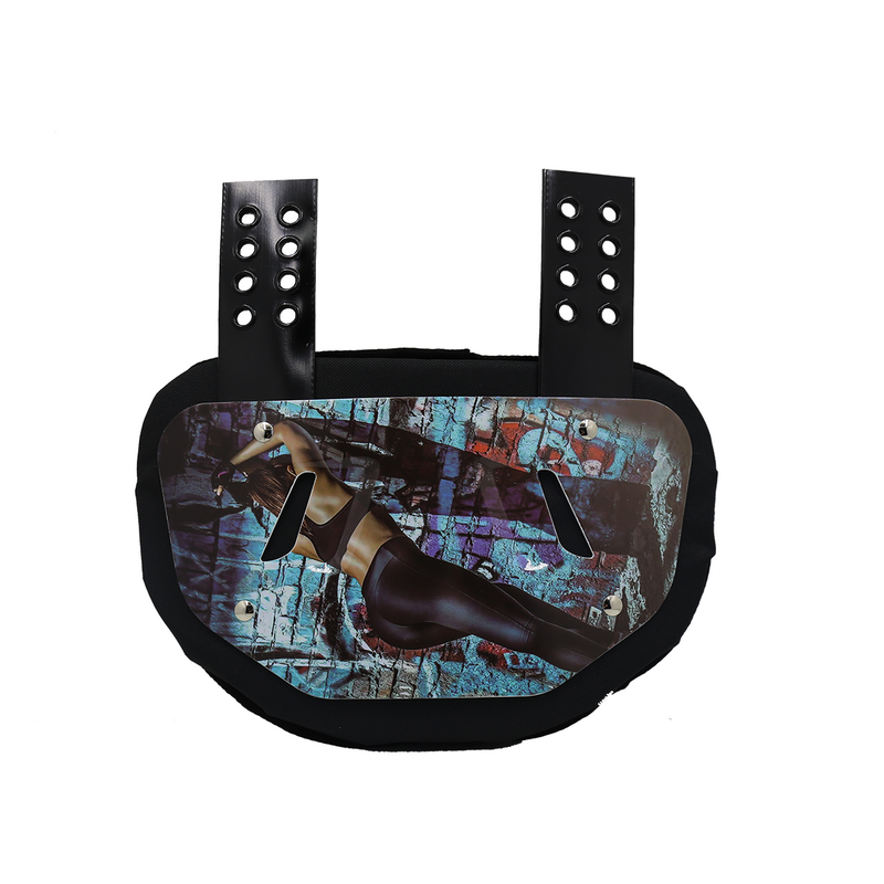 Impact Resistant American Football Back Plate