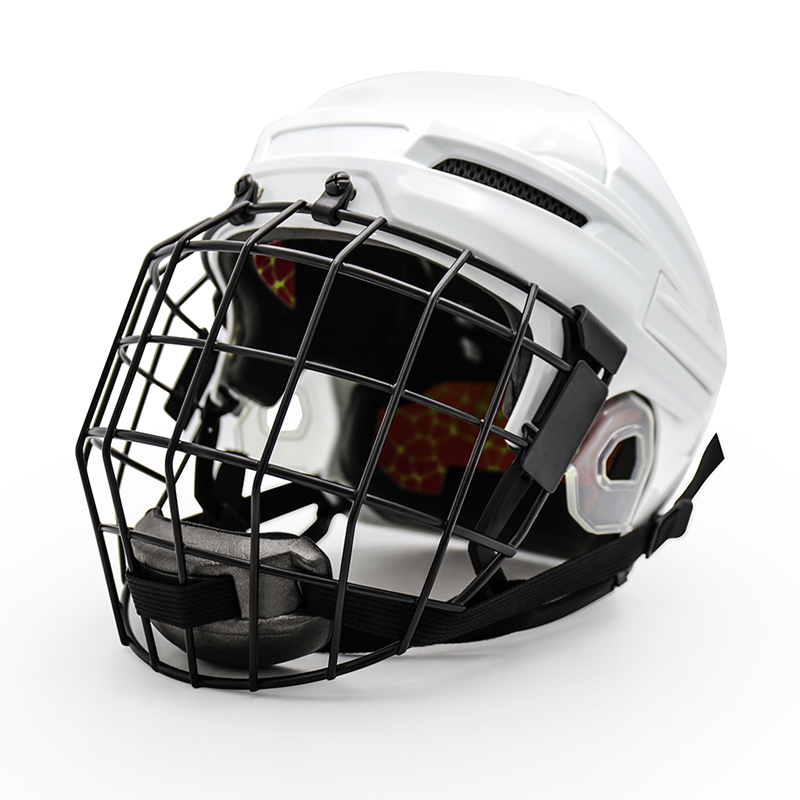 Custom Adult Professional Ice Hockey Helmet with Cage