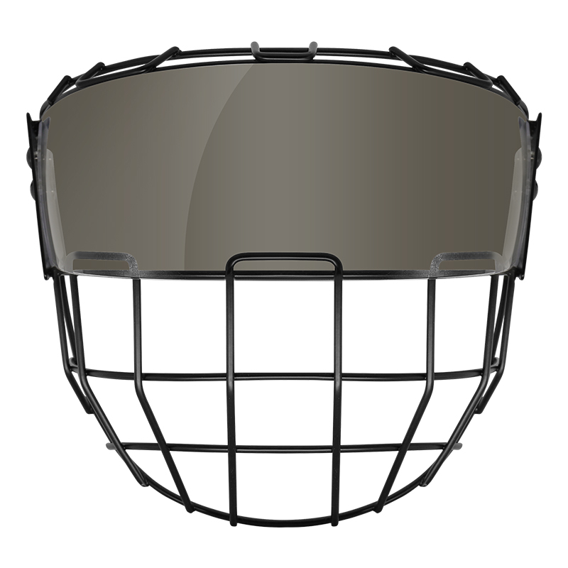 Ice Hockey Cage with Visor Combo for Adults and Youth