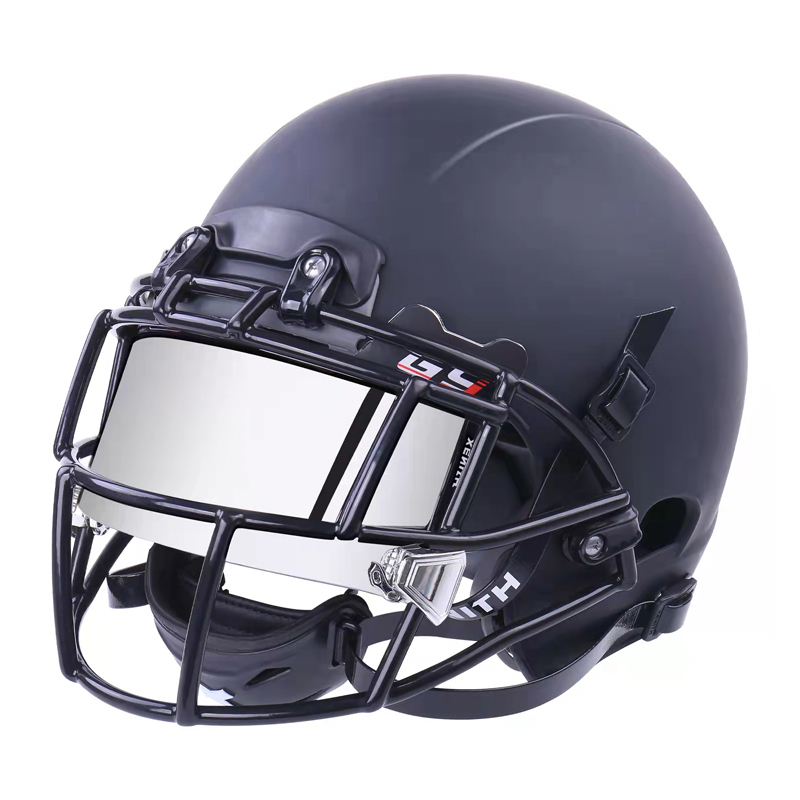 Electroplated Impact Resistant American Football Visor