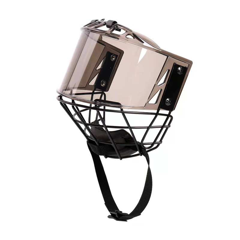 Full Face Steel Safety Ice Hockey Helmet cage