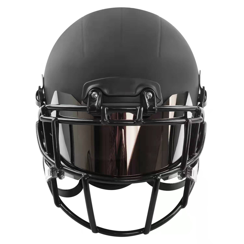 Silver Frameless American Football Visor For Glasses Wearers