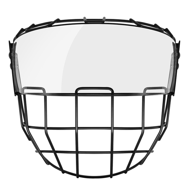 Ice Hockey Cage with Visor Combo for Adults and Youth