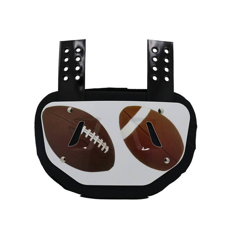 Impact Resistant American Football Back Plate