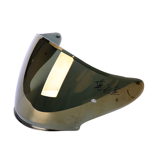 Gold Sun Shading Motorcycle Helmet Visor