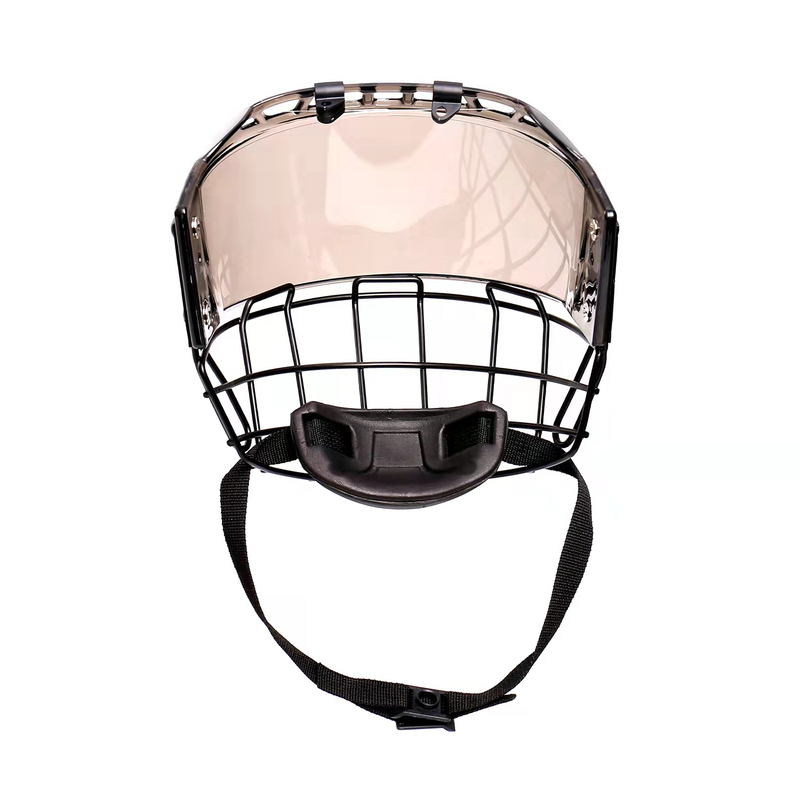 Full Face Steel Safety Ice Hockey Helmet cage