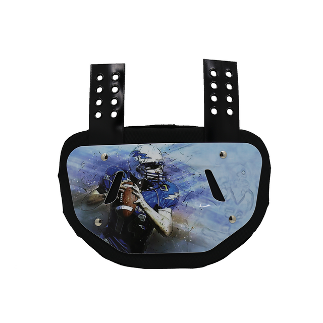 Impact Resistant American Football Back Plate