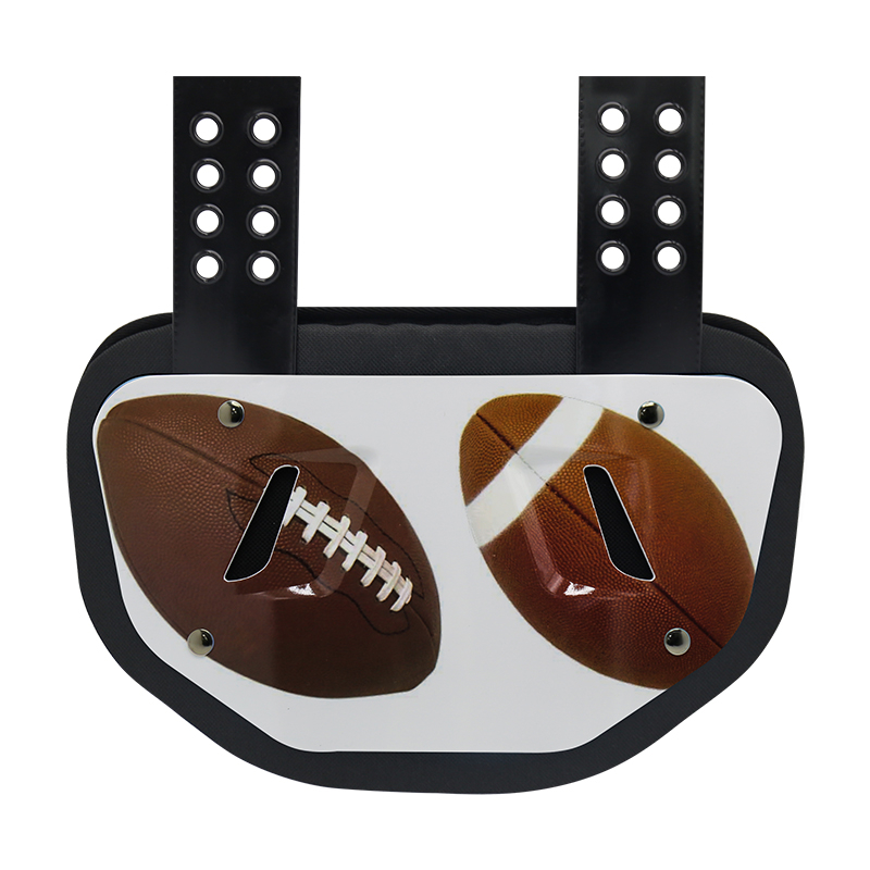 Impact Resistant American Football Back Plate