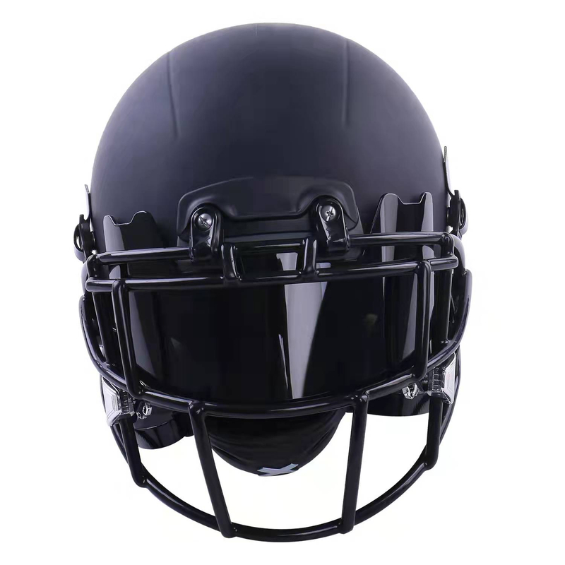 Black Frameless Impact Resistant American Football Visor