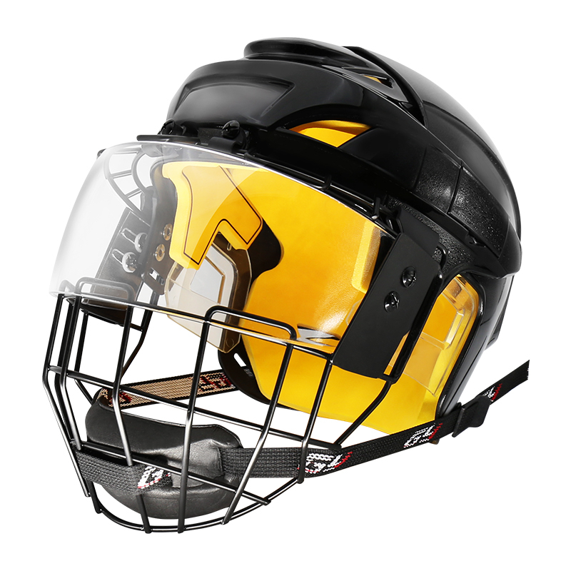 Ice Hockey Cage with Visor Combo for Adults and Youth