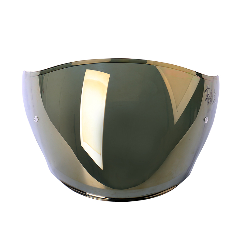 Gold Sun Shading Motorcycle Helmet Visor