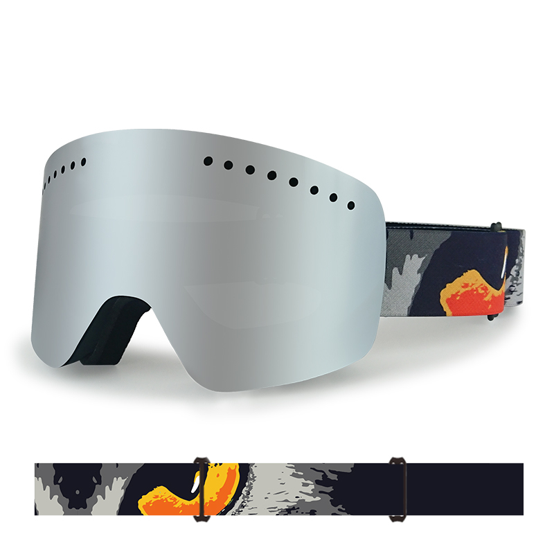 Hard Coating Durable Adults Ski Goggles