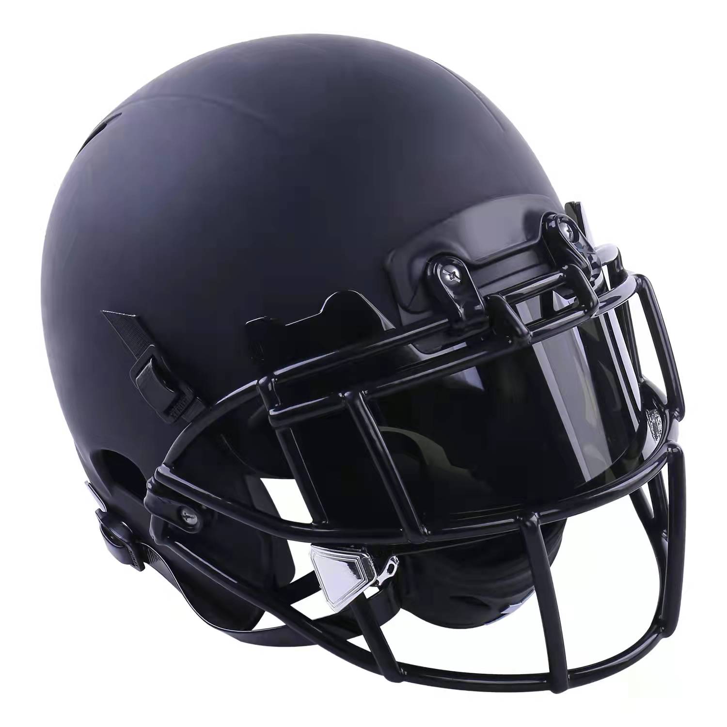 Black Frameless Impact Resistant American Football Visor