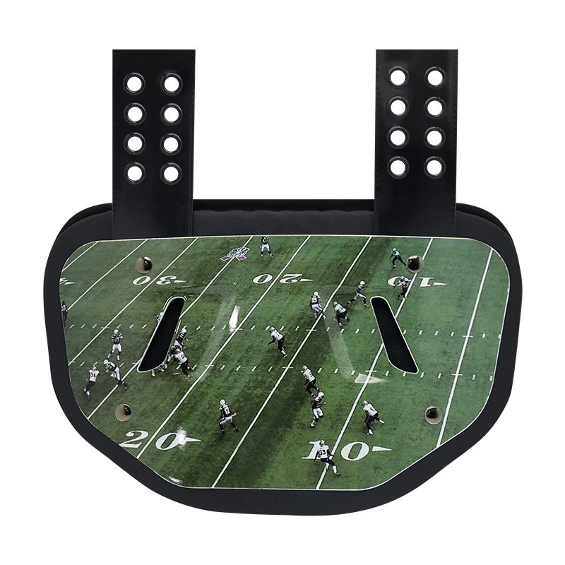 Impact Resistant American Football Back Plate