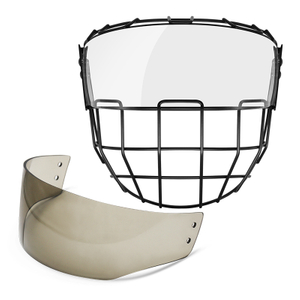 Ice Hockey Cage with Visor Top for Adults and Youth