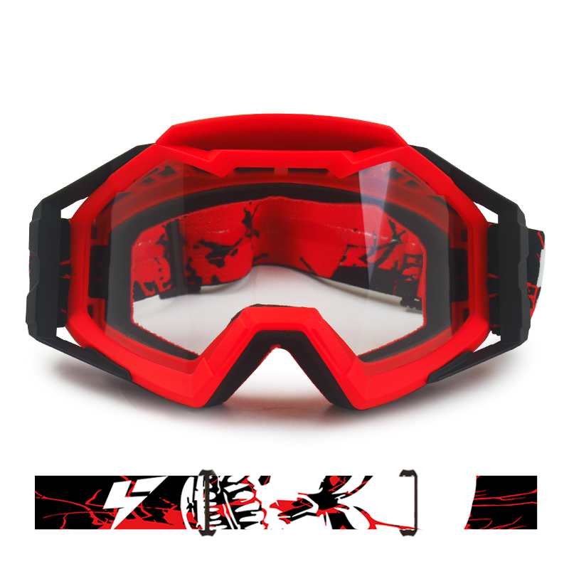 Clear Compatible Anti Fog Motocross Goggles