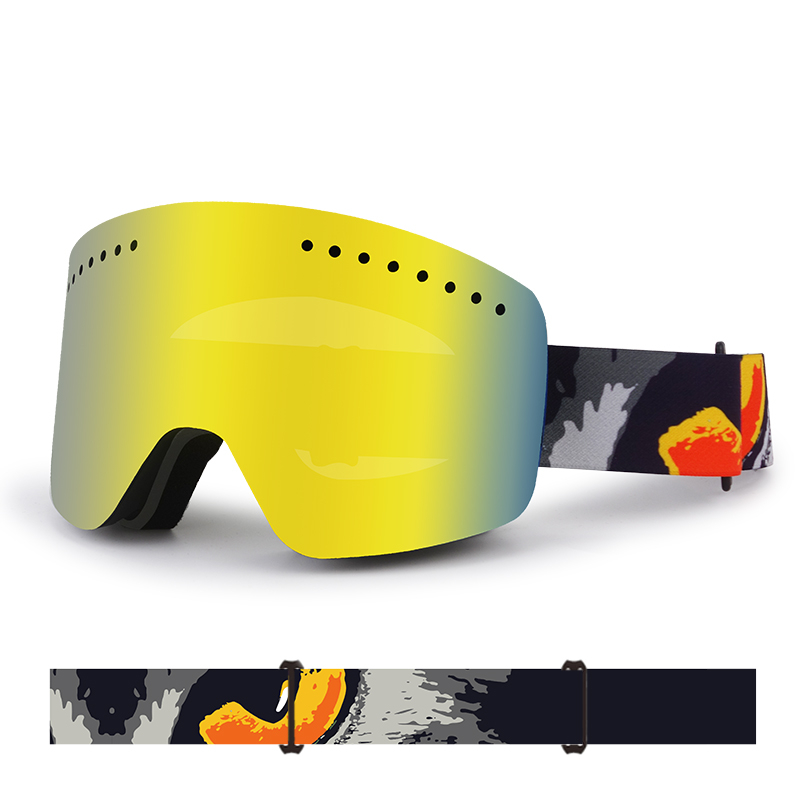 Hard Coating Durable Adults Ski Goggles