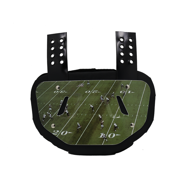 Impact Resistant American Football Back Plate