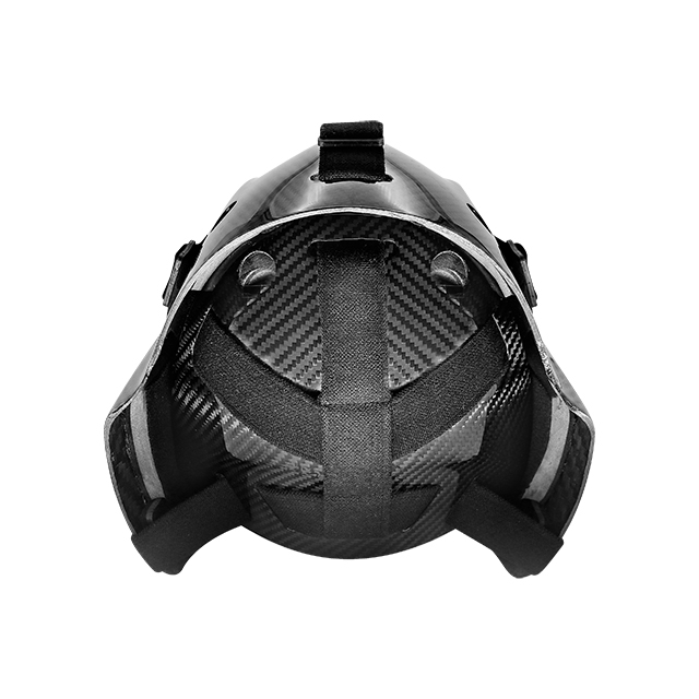 Custom Floorball Helmet Light Carbon Fiber Floorball Goalie Helmet