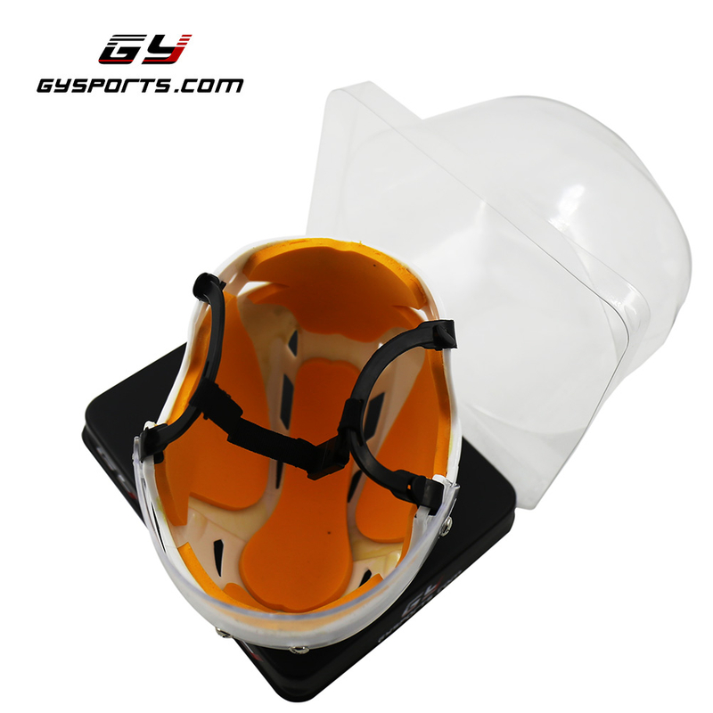 Custom Display Mini Ice Hockey Helmet Combo with Visor