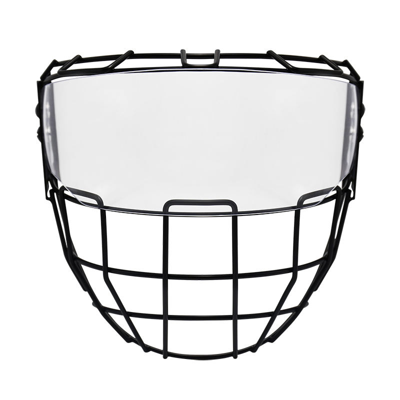 Black Ice Hockey Helmet Face Cage Visor Shield