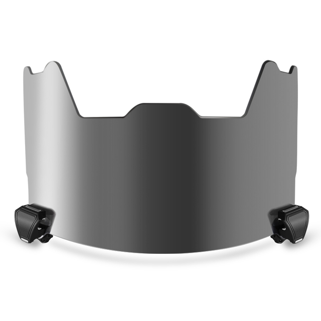 Electroplated Impact Resistant American Football Visor