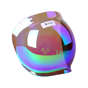 Bubble Purple Universal Motorcycle Helmet Visor