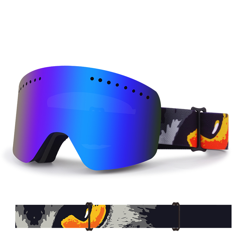 Hard Coating Durable Adults Ski Goggles