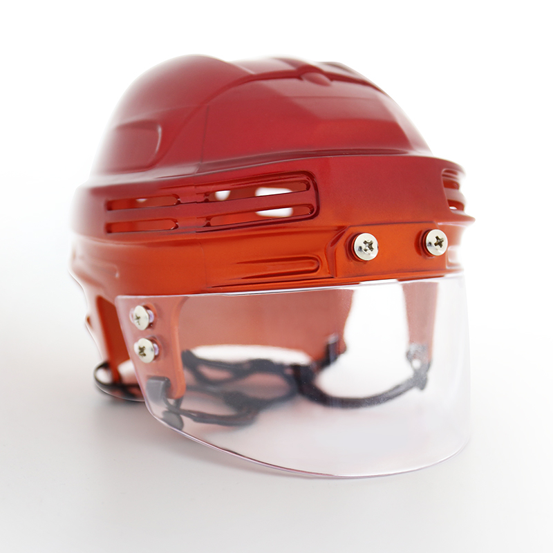 Collection Chromed Ice Hockey Mini Helmet Replica with Visor