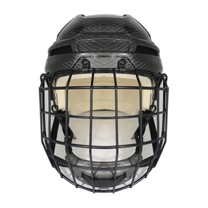 Original Carbon Fiber Ice Hockey Helmet with Cage