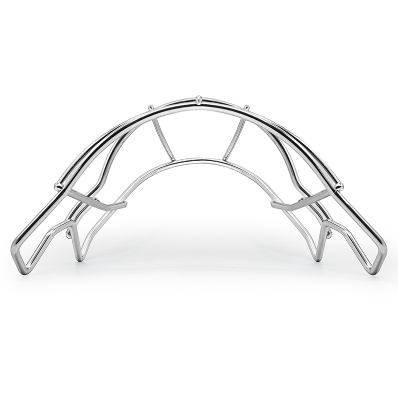 Durable Chrome Silver Steel American Football Face Mask