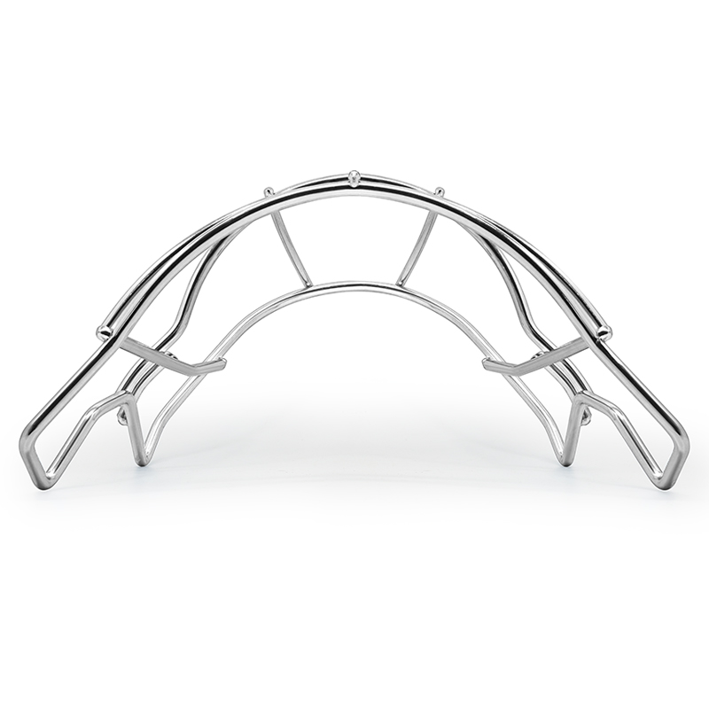 Durable Chrome Silver Steel American Football Face Mask