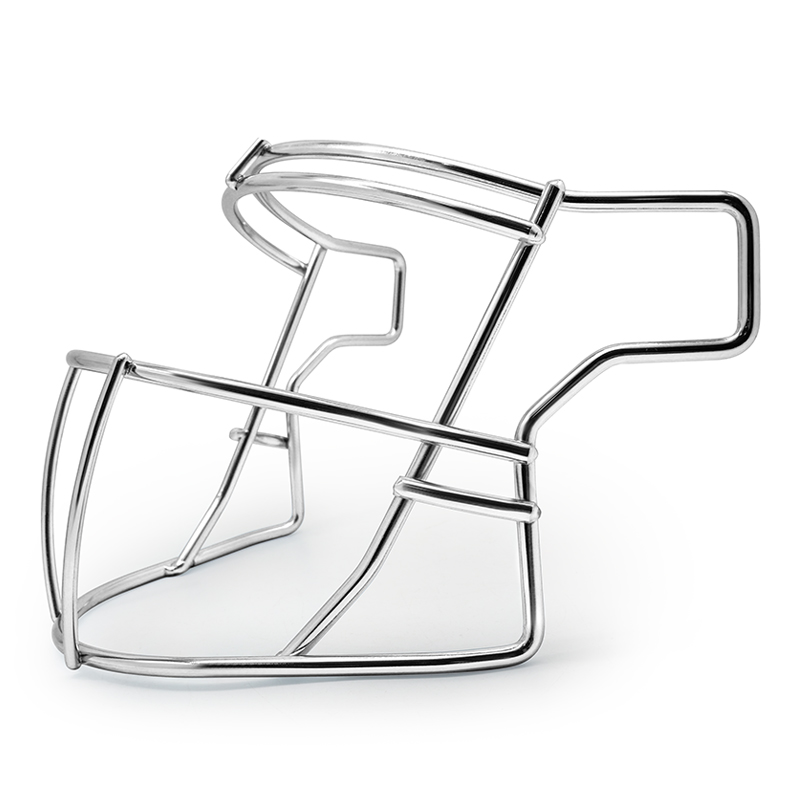 Durable Chrome Silver Steel American Football Face Mask