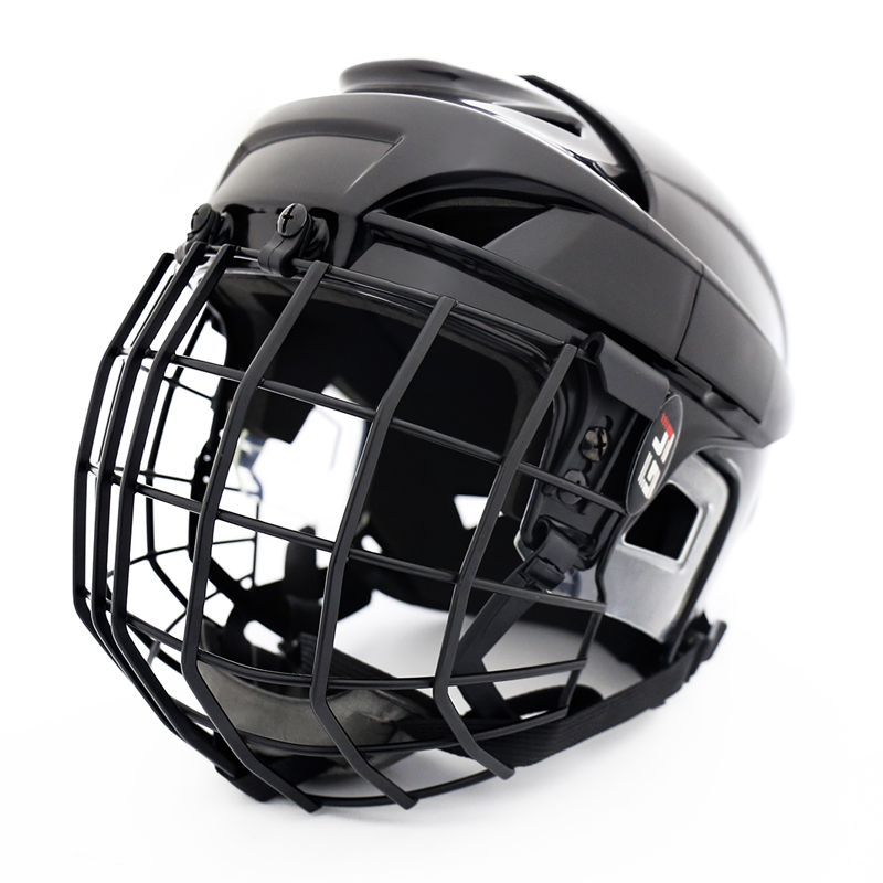 Ice hockey helmet fitting and adjustment mechanisms