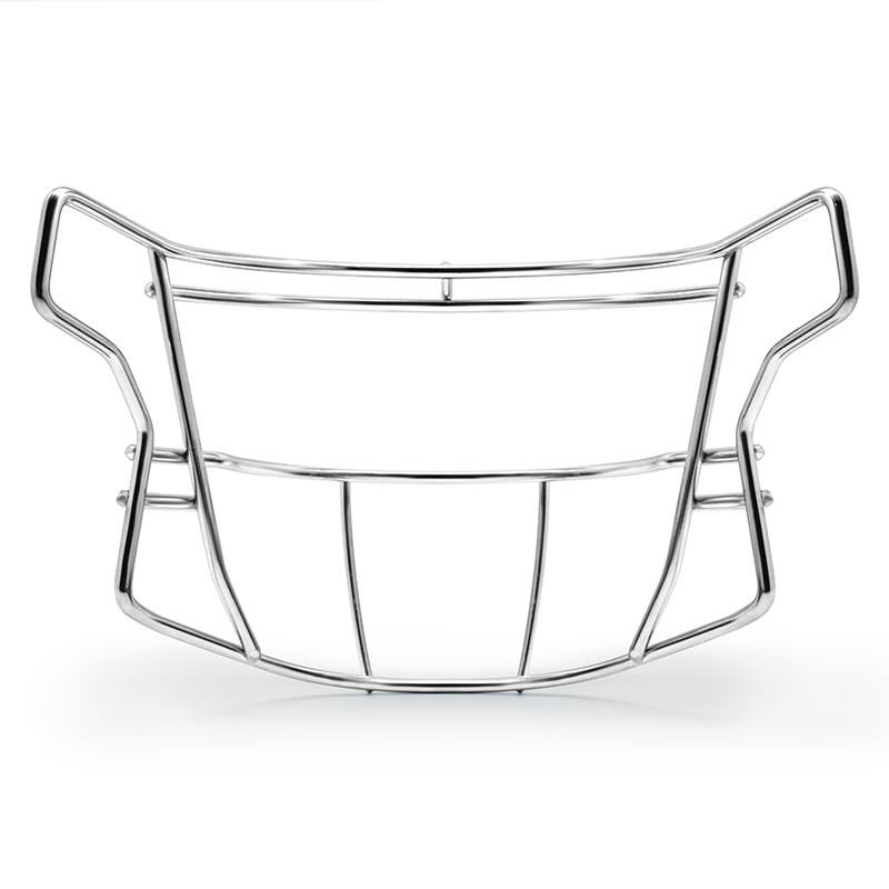 Durable Chrome Silver Steel American Football Face Mask